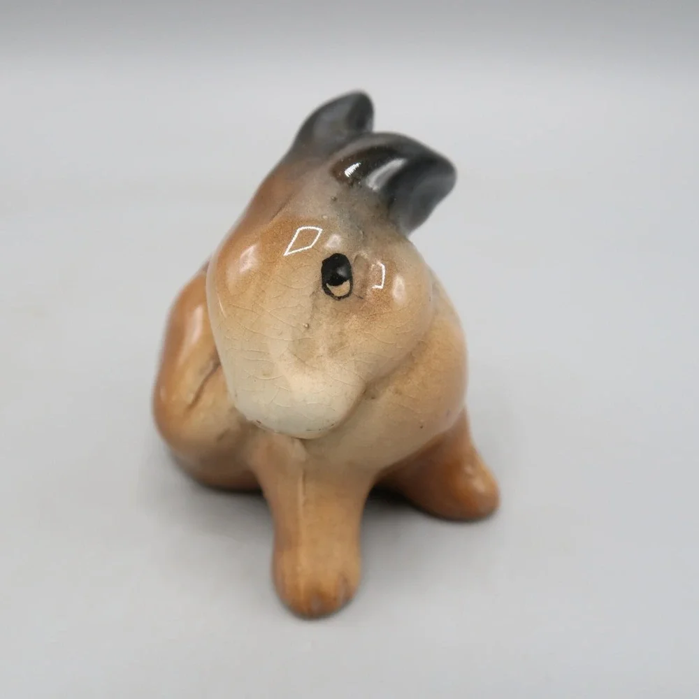 Beswick England Brown Bunny Rabbit Miniature Figurine 2 inch